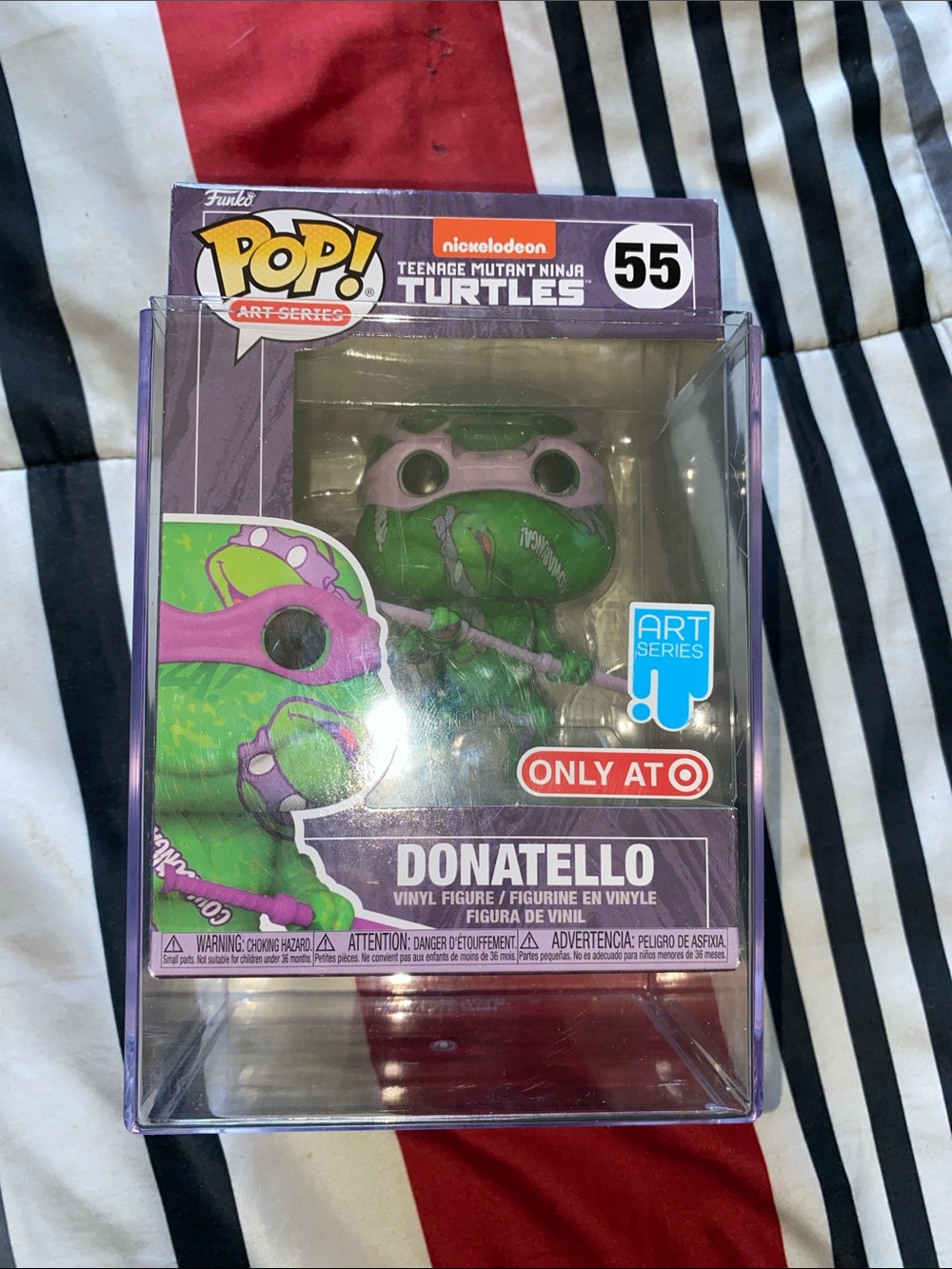 Funko Pop! Art-Series Donatello Vinyl Figure - Green & Purple